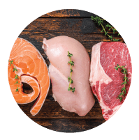 Close the Loop Packaging Market Icons - Meat and Seafood